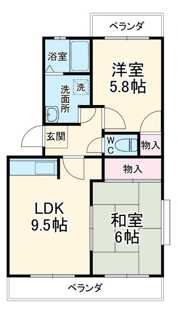 ヴィラツインリーフの間取り