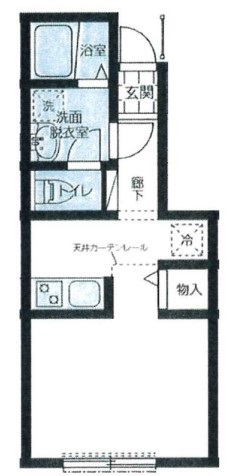 羽村市小作台のアパートの間取り