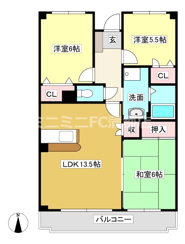 フォーシーズンズの間取り