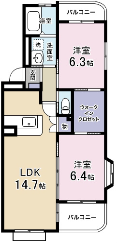 ルミナスの間取り