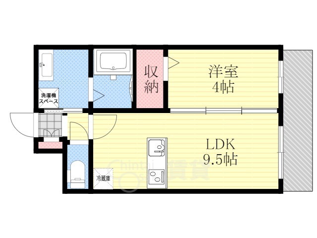 S-RESIDENCE東三国amanteの間取り