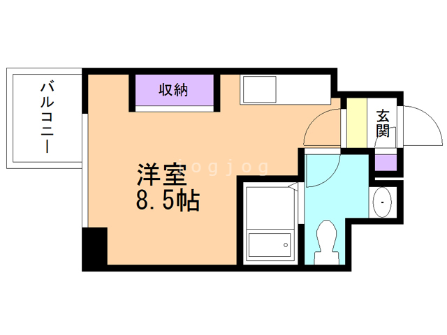 プライマル札幌北１８条の間取り