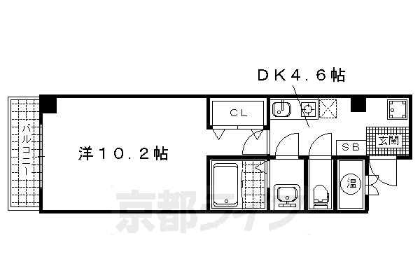 大津市長等のマンションの間取り