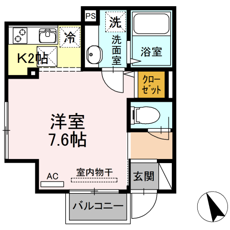 コリーナＴの間取り