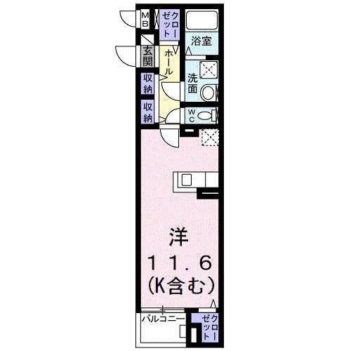 ステーション　シンの間取り