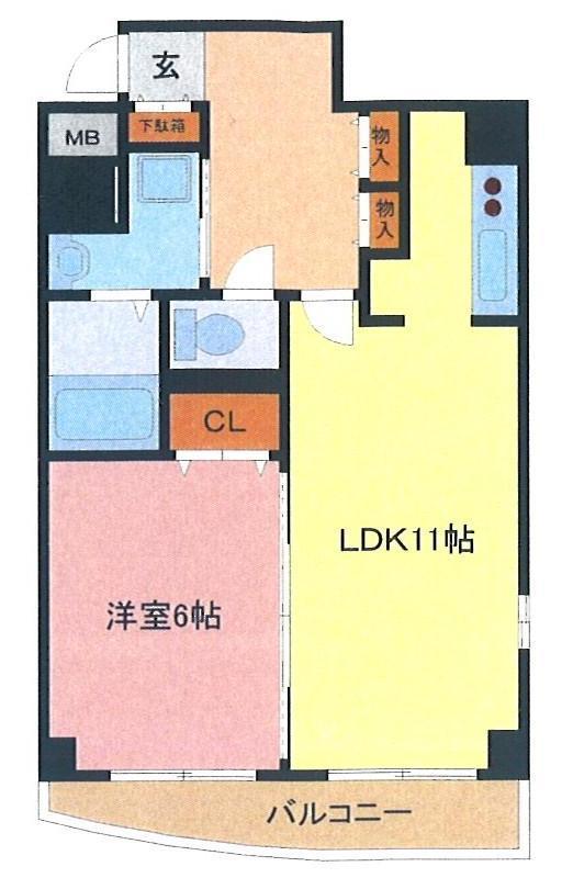 さいたま市南区根岸のマンションの間取り