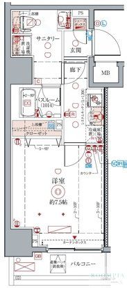 クレヴィスタ中野新橋の間取り