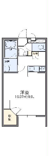 レオパレスメーテルベの間取り