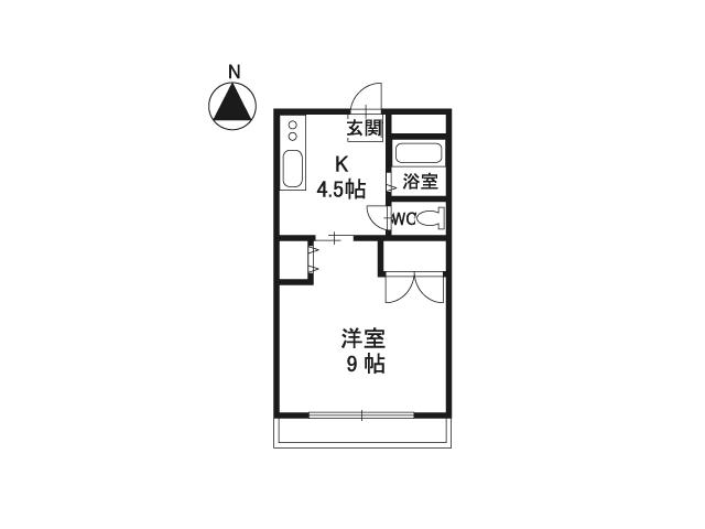 グリーンハイツ上原　B棟の間取り