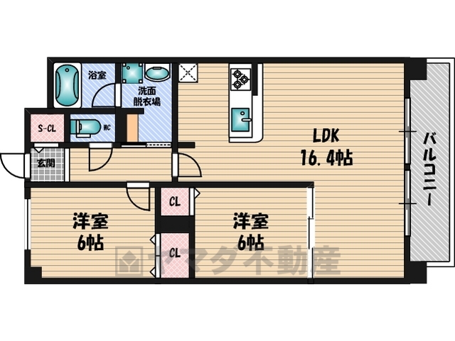 Welina江坂の間取り