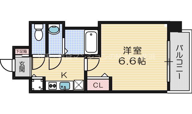 プレサンス梅田東アルファの間取り