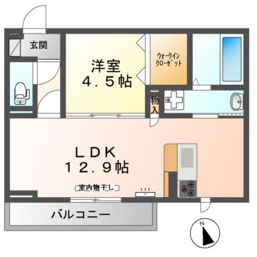 ディアライズ小郡船倉町　Ｃ棟の間取り