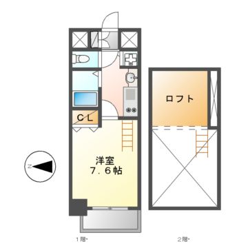 プレサンス名古屋駅前アクシスの間取り