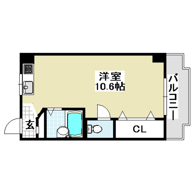 総持寺駅前グリーンハイツ1号館の間取り