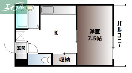 プレアール春日町の間取り