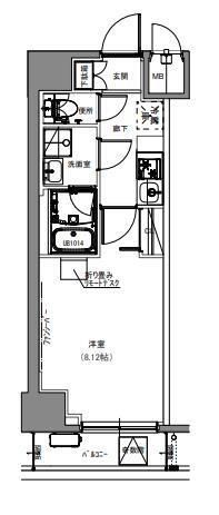 S-RESIDENCE両国緑（エスレジデンス両国）の間取り