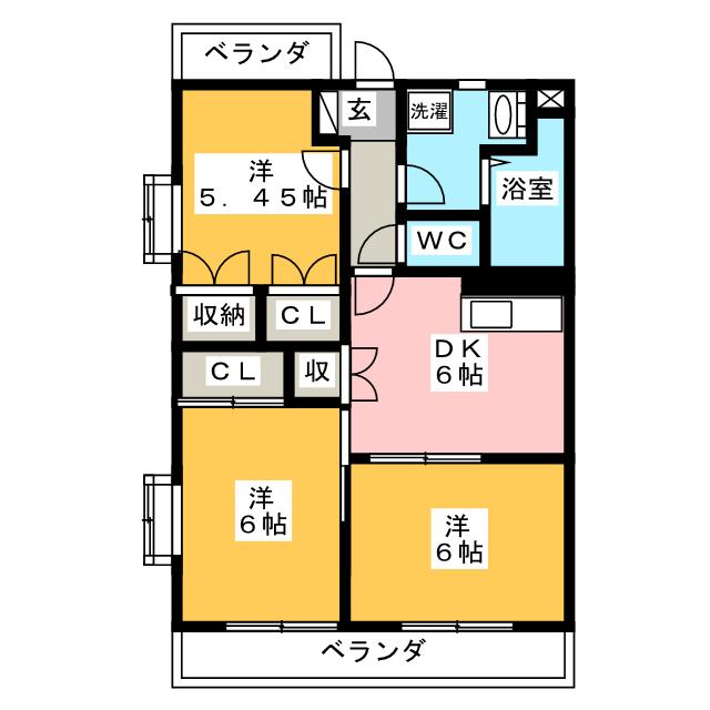 エクセレント大覚寺の間取り