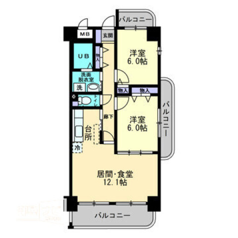 メゾンプロスペールの間取り