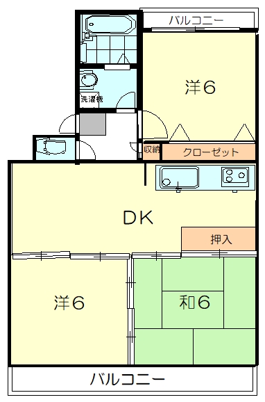 クレールアビタシオンの間取り