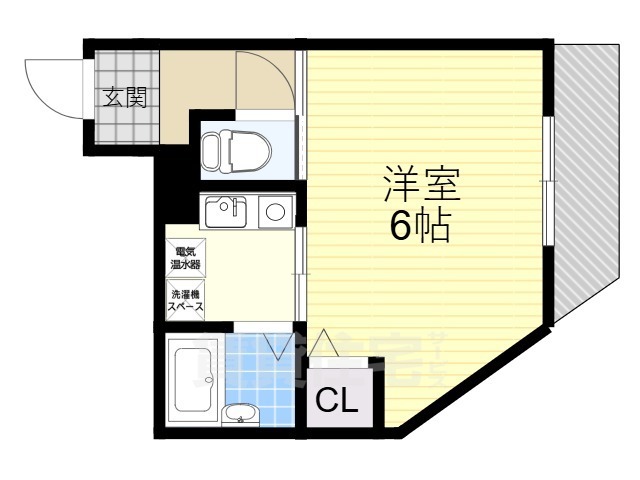 豊中市上新田のマンションの間取り