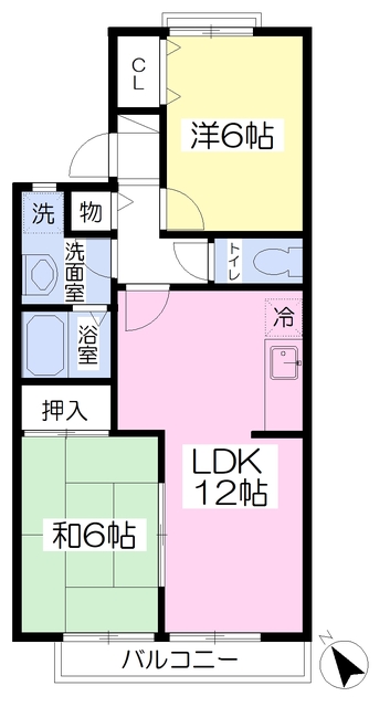 セジュール・ローゼの間取り