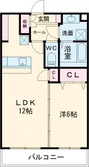 豊川市御油町のマンションの間取り