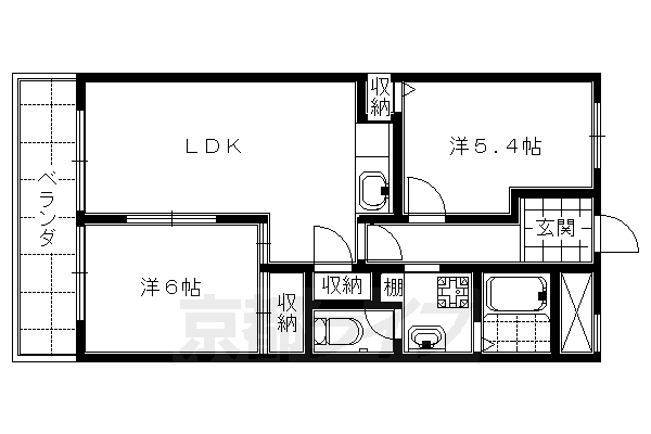 第２洛西ハイツの間取り