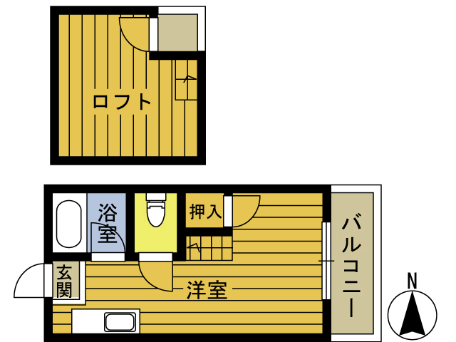 ヴァンベール南大分の間取り