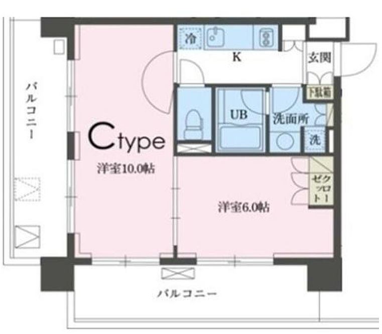 ガレリア東新宿の間取り
