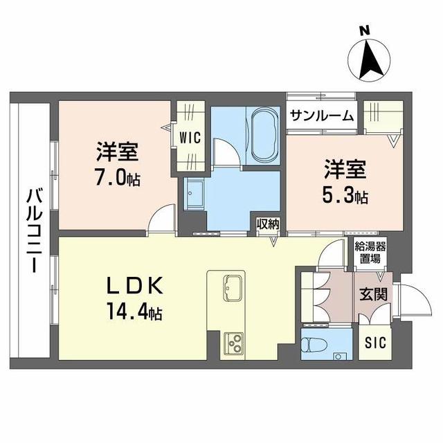 ポルターナIの間取り