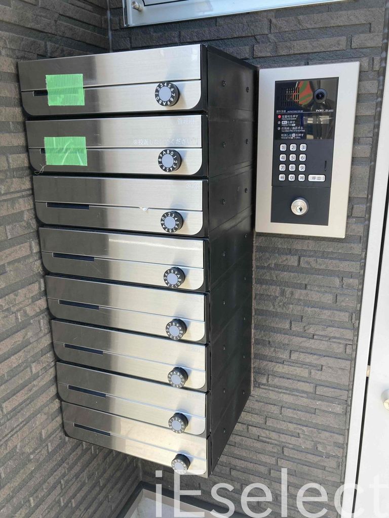 セキュリティ　オートロック付きで防犯面も安心ですね