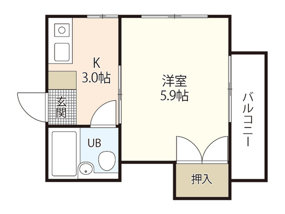 串戸ハイムの間取り