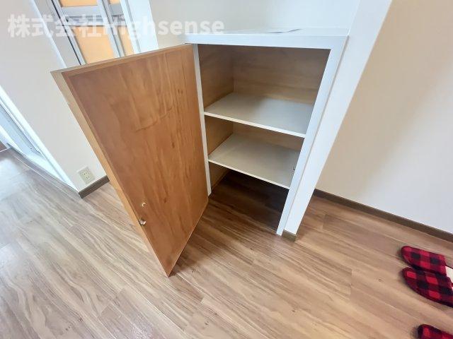 収納　収納のためのスペースです