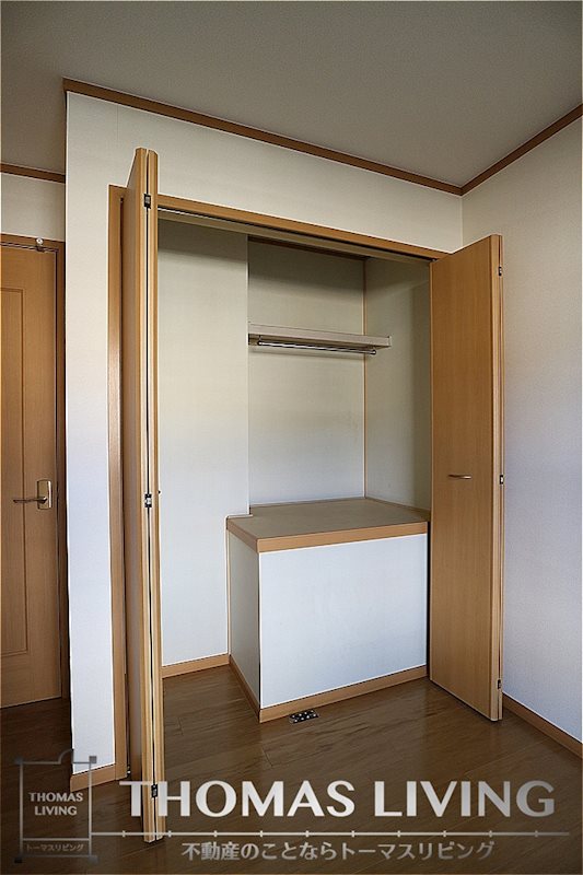 収納　大容量のクローゼット付きです。