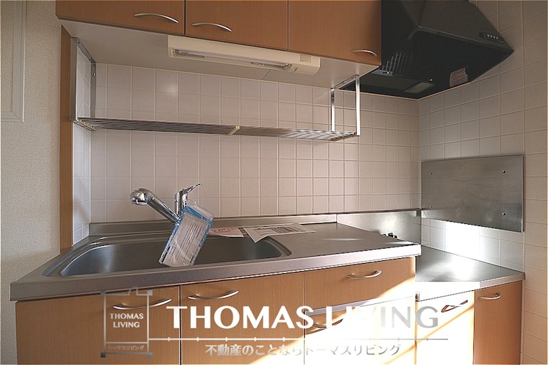 キッチン　広々とした調理スペース。料理がしやすそうですね。