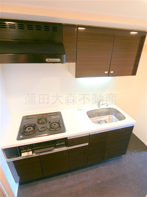 キッチン　3口グリル付システムキッチン