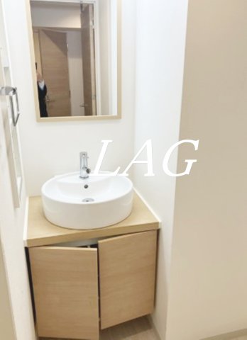 洗面設備　洗面台です。