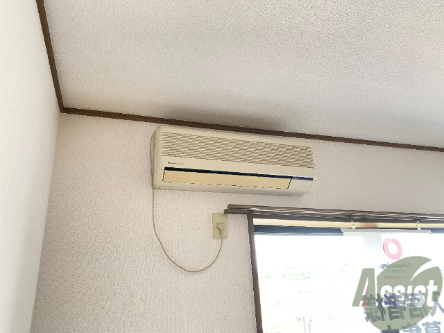 その他設備　エアコンが付いているので、夏冬共に快適にお過ごし出来ます。