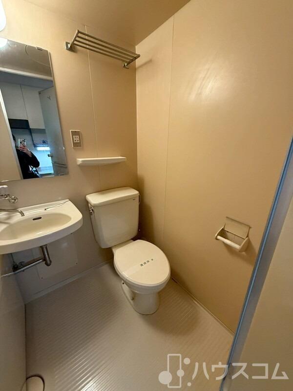 トイレ　面倒なトイレ掃除も簡単に行えます。