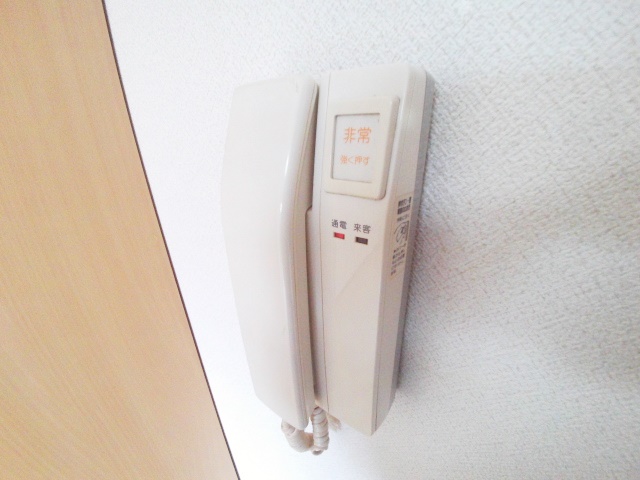 セキュリティ　インターホン付きで防犯面も安心です