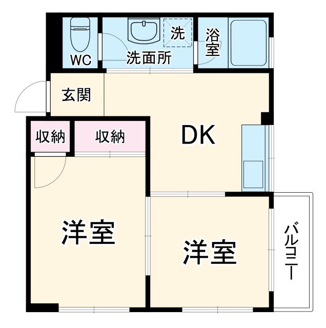 アシスト浜松マンションの間取り写真
