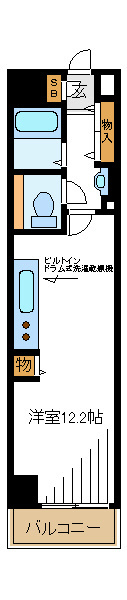 コーストワンの間取り写真