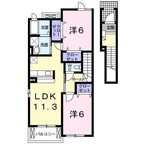 グレイトIIの間取り写真