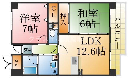 パレセゾンの間取り写真