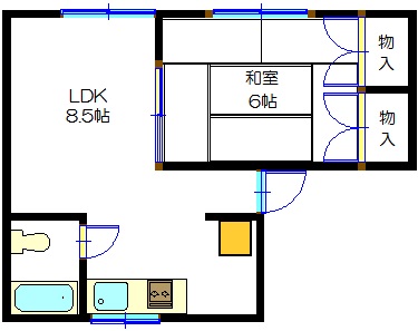 ピアーIIの間取り