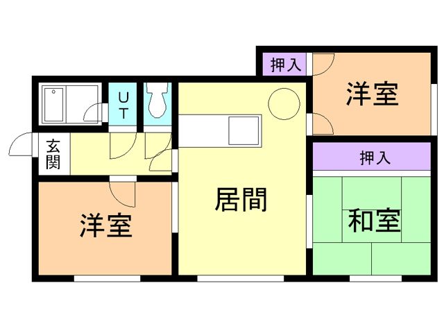 イーストハイツの間取り