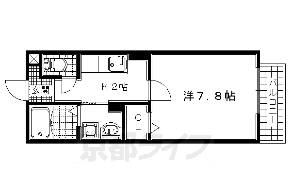 カーサカロの間取り