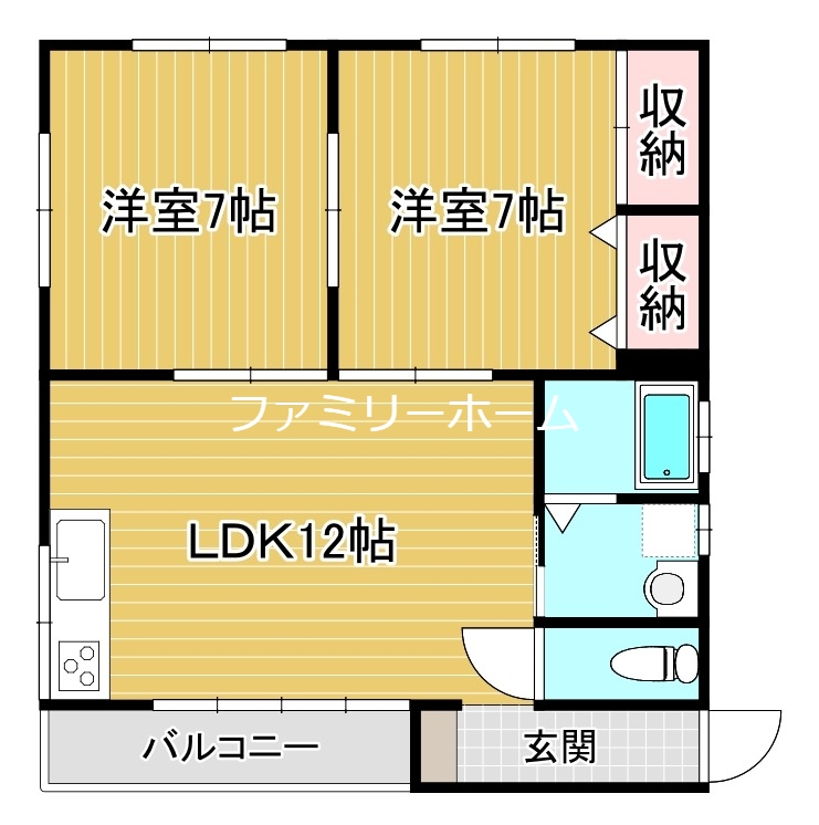 トゥモロー絆の間取り