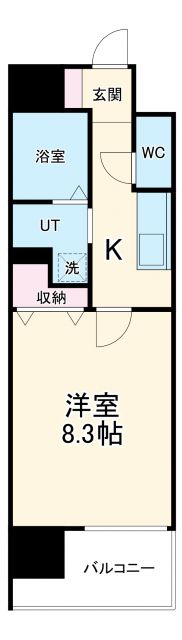 一宮市栄のマンションの間取り