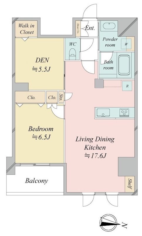 N-flats板橋の間取り